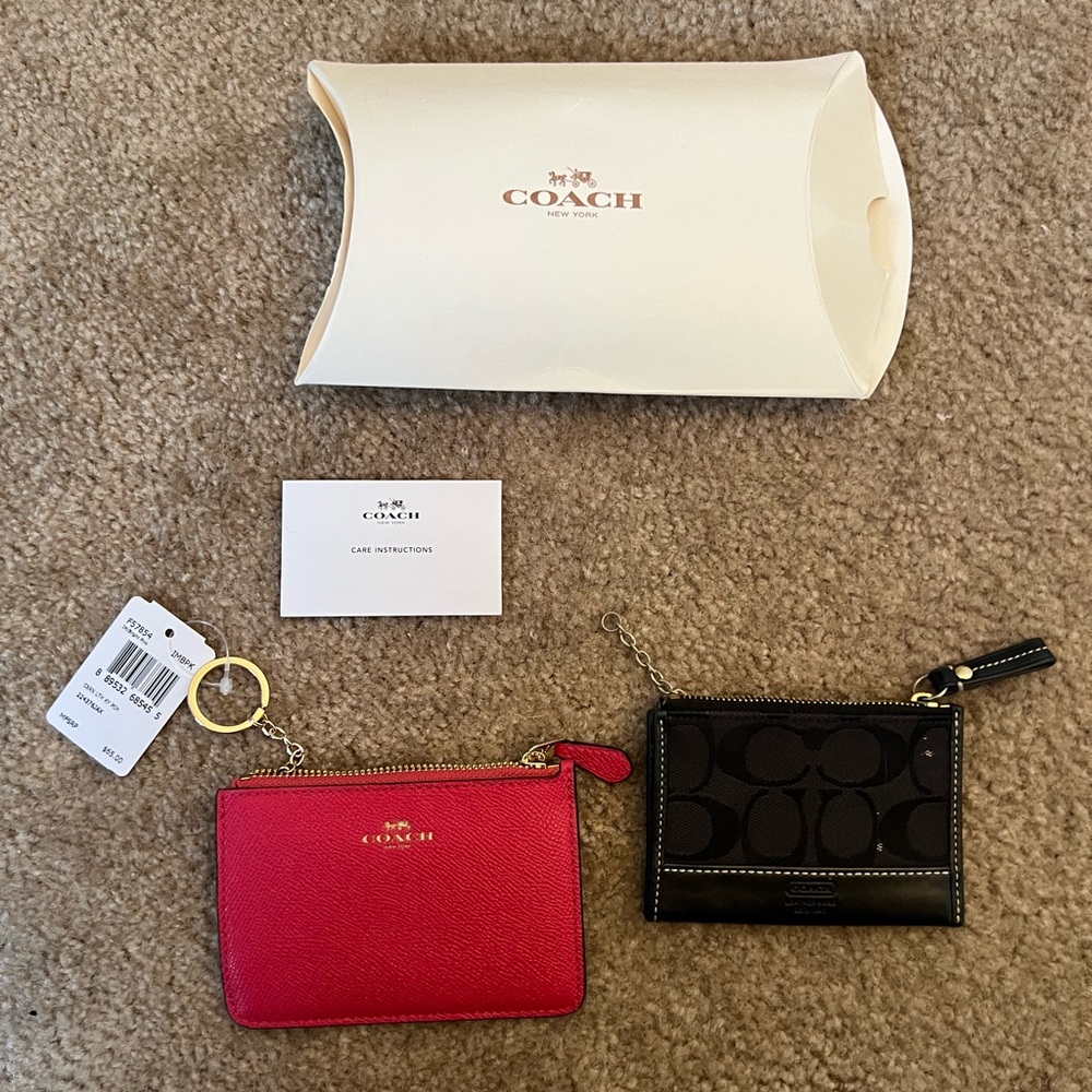 Coach wallet keychains